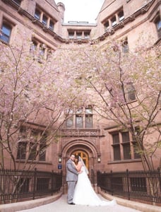 Yale University wedding